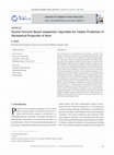 Research paper thumbnail of Neural Network Based Adaptation Algorithm for Online Prediction of Mechanical Properties of Steel