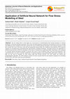 Research paper thumbnail of Application of Artificial Neural Network for Flow Stress Modelling of Steel