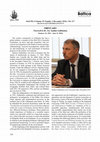 Research paper thumbnail of OBITUARY Farewell to Dr. Sci. Saulius Gulbinskas