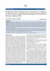 Research paper thumbnail of Evaluation of Desi Chickpea (Cicer arientinum L.) Landraces for Heat Tolerance using Morpho-phenological Traits and Stress Tolerance Indices (STI)