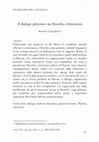 Research paper thumbnail of Il dialogo platonico tra filosofia e letteratura