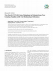 Research paper thumbnail of Two NovelCYP11B1Gene Mutations in Patients from Two Croatian Families with 11β-Hydroxylase Deficiency