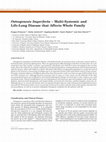 Research paper thumbnail of Osteogenesis imperfecta--multi-systemic and life-long disease that affects whole family