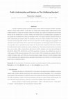 Research paper thumbnail of Public Understanding and Opinion on Thai Wellbeing Standard