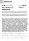 Research paper thumbnail of Aliende Urtasun, Ana y García Martín, Joseba (2022). Colaboración, igualdad y sostenibilidad: caridad vs. compasión. Documentación Social, 12, 1-6.