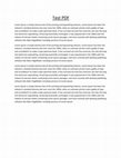 Research paper thumbnail of Test PDF