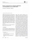 Research paper thumbnail of Resource management for symmetrical applications over heterogeneous services in IEEE 802.16