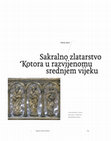 Research paper thumbnail of Sacral Goldsmith in Kotor in Gothic Period