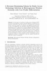 Research paper thumbnail of A Revenue-Maximizing Scheme for Radio Access Technology Selection in Heterogeneous Wireless Networks with User Profile Differentiation