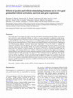 Research paper thumbnail of Effects of jacalin and follicle-stimulating hormone on in vitro goat primordial follicle activation, survival and gene expression