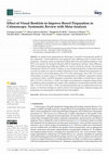 Research paper thumbnail of Effect of Visual Booklets to Improve Bowel Preparation in Colonoscopy: Systematic Review with Meta-Analysis