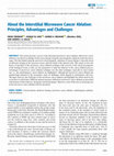 Research paper thumbnail of About the Interstitial Microwave Cancer Ablation: Principles, Advantages and Challenges