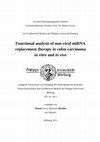 Research paper thumbnail of Funktionelle Analyse von Micro-RNAs Einschleusungs-Therapie in Kolonkarzinomen in vitro und in vivo