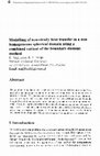 Research paper thumbnail of Modelling Of Non-steady Heat Transfer In A Non-Homogeneous Spherical Domain Using ACombined Variant Of The Boundary ElementMethod