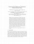 Research paper thumbnail of Construction and Refinement of Preference Ordered Decision Classes