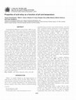 Research paper thumbnail of Properties of acid whey as a function of pH and temperature