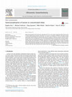 Research paper thumbnail of Sonocrystallisation of lactose in concentrated whey