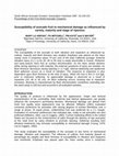 Research paper thumbnail of Susceptibility of avocado fruit to mechanical damage as influenced by variety, maturity and stage of ripeness