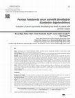 Research paper thumbnail of Evaluation of serum asymmetric dimethylarginine levels in patients with psoriasis vulgaris