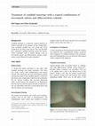 Research paper thumbnail of Treatment of candidal intertrigo with a topical combination of isoconazole nitrate and diflucortolone valerate