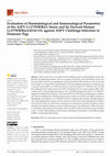 Research paper thumbnail of Evaluation of Haematological and Immunological Parameters of the ASFV Lv17/WB/Rie1 Strain and Its Derived Mutant Lv17/WB/Rie1/d110-11L against ASFV Challenge Infection in Domestic Pigs