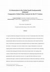 Research paper thumbnail of Is urbanisation in the Global South fundamentally different? Comparative global urban analysis for the 21st century