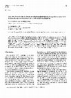 Research paper thumbnail of The physicochemical state of protoporphyrin IX in aqueous solution investigated by fluorescence and light scattering