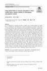 Research paper thumbnail of Using optical fibers to measure absorption in intact conifer leaves, relative numbers of chloroplasts, and pigment content