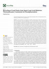 Research paper thumbnail of Recycling of Lead Pastes from Spent Lead–Acid Batteries: Thermodynamic Constraints for Desulphurization