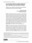 Research paper thumbnail of Crise do capital, COVID-19 e políticas públicas de lazer: rabiscando cenas dos próximos capítulos