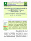 Research paper thumbnail of Isolation and Identification of Escherichia Species from Faecal Sample of an Elephant and Antibiogram Assay