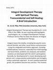 Research paper thumbnail of Integral Development Therapy with Spiritual Therapy