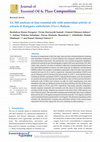 Research paper thumbnail of GC-MS analyses of four essential oils with antioxidant activity of extracts of Rytigynia umbellulata (Hiern) Robyns