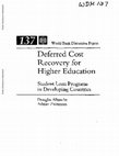 Research paper thumbnail of Deferred cost recovery for higher education