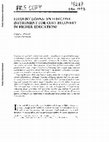 Research paper thumbnail of Student Loans: An Effective Instrument for Cost Recovery in Higher Education?