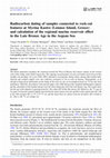 Research paper thumbnail of Radiocarbon dating of samples connected to rock-cut features at Myrina Kastro (Lemnos Island, Greece) and calculation of the regional marine reservoir effect in the Late Bronze Age in the Aegean Sea