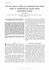 Research paper thumbnail of Životní Situace Rodiny Po Neanticipované Ztrátě Dítěte Se Zaměřením Na Životní Úkoly Pozůstalých Rodičů