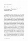 Research paper thumbnail of Civic rights, not civic rites: The meaning of tÁj pÒlewj metšcein/mete‹nai and the language of participation in democratic Athens