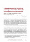 Research paper thumbnail of Spanish flu in Portugal: the construction of memory. Medical work and hospital care