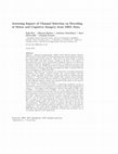 Research paper thumbnail of Assessing impact of channel selection on decoding of motor and cognitive imagery from MEG data