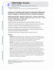 Research paper thumbnail of Incidence of cardiovascular disease in individuals affected by recent changes to US blood pressure treatment guidelines