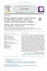 Research paper thumbnail of Nuclear magnetic resonance spectral data of the USP7 TRAF and UBL1-2 domains in complex with DNA polymerase ι peptides