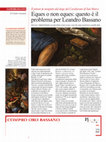 Research paper thumbnail of Eques o non eques: questo è il problema per Leandro Bassano