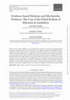 Research paper thumbnail of Evidence-based Medicine and Mechanistic Evidence: The Case of the Failed Rollout of Efavirenz in Zimbabwe