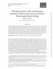 Research paper thumbnail of The farmer wants a wife: Ecofeminism, domestic violence, and coercive control in Roman agricultural writing (OPEN ACCESS)