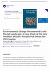 Research paper thumbnail of Environmental Change Documented in the Fluvial Landscape: A Case Study of the Late Neolithic Bršadin-Pašnjak Pod Selom Site (NE Croatia