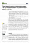 Research paper thumbnail of Current Trends for Lavender (Lavandula angustifolia Mill.) Crops and Products with Emphasis on Essential Oil Quality