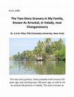 Research paper thumbnail of The Two-Story Granary in My Family, Known As Arrackal, in Valady, near Changanassery