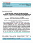 Research paper thumbnail of Cross-sectional study on bovine fasciolosis: prevalence, coprological, abattoir survey and financial loss due to liver condemnation at Areka Municipal Abattoir, Southern Ethiopia