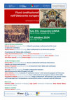 Research paper thumbnail of Flussi costituzionali nell'Ottocento europeo, Seminario di studi, Roma Lumsa 17 ottobre 2024,  9.30-17,30